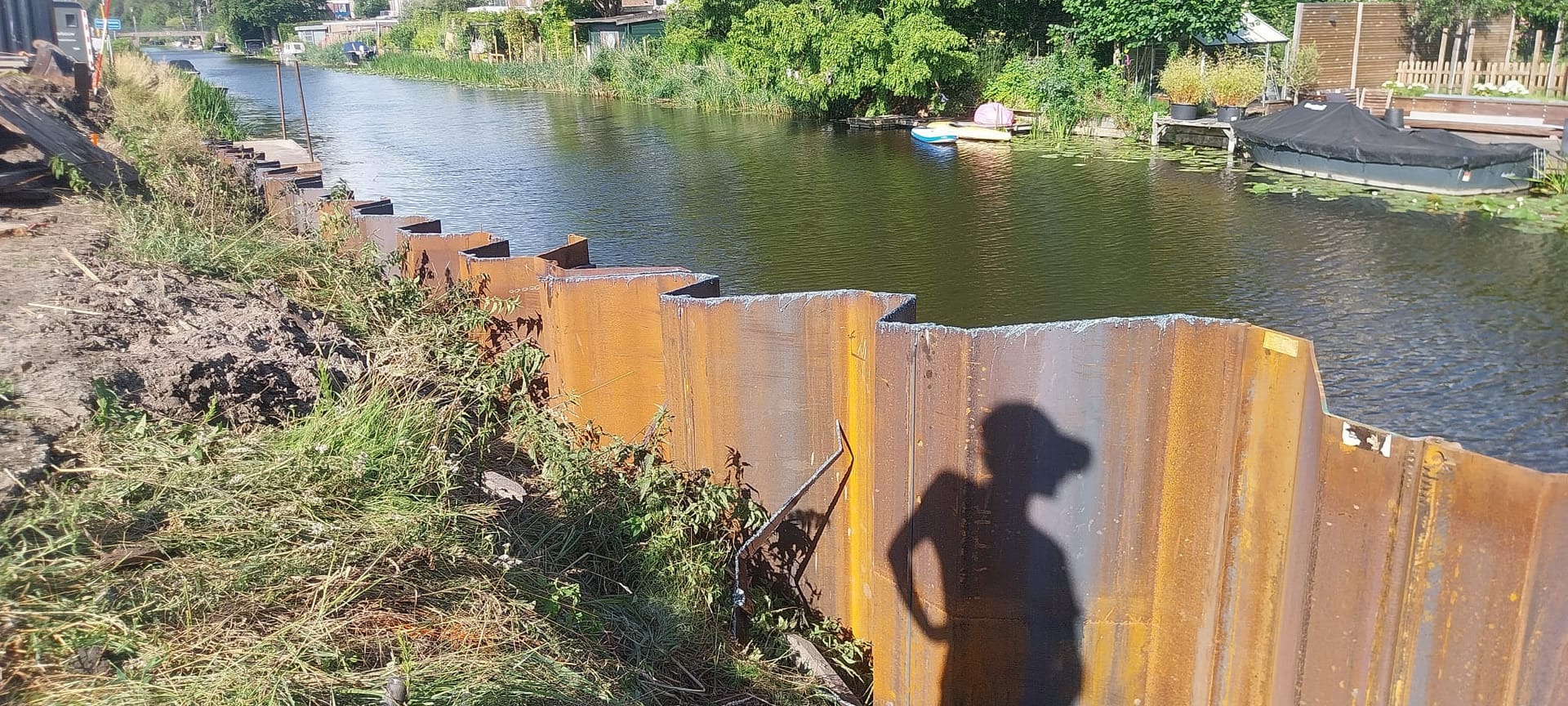 Damwand met stalen gording in Bennebroek — beeld 6