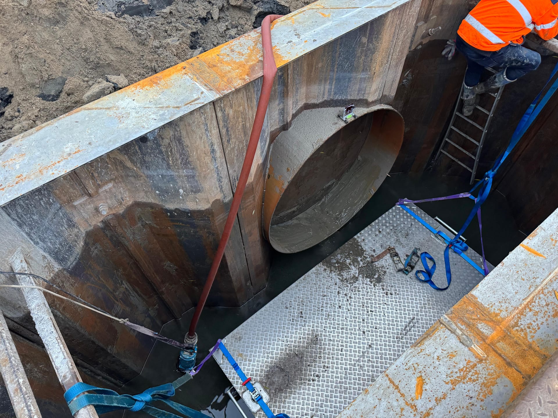 Damwandwerkzaamheden Amsterdam-Rijnkanaal — beeld 5